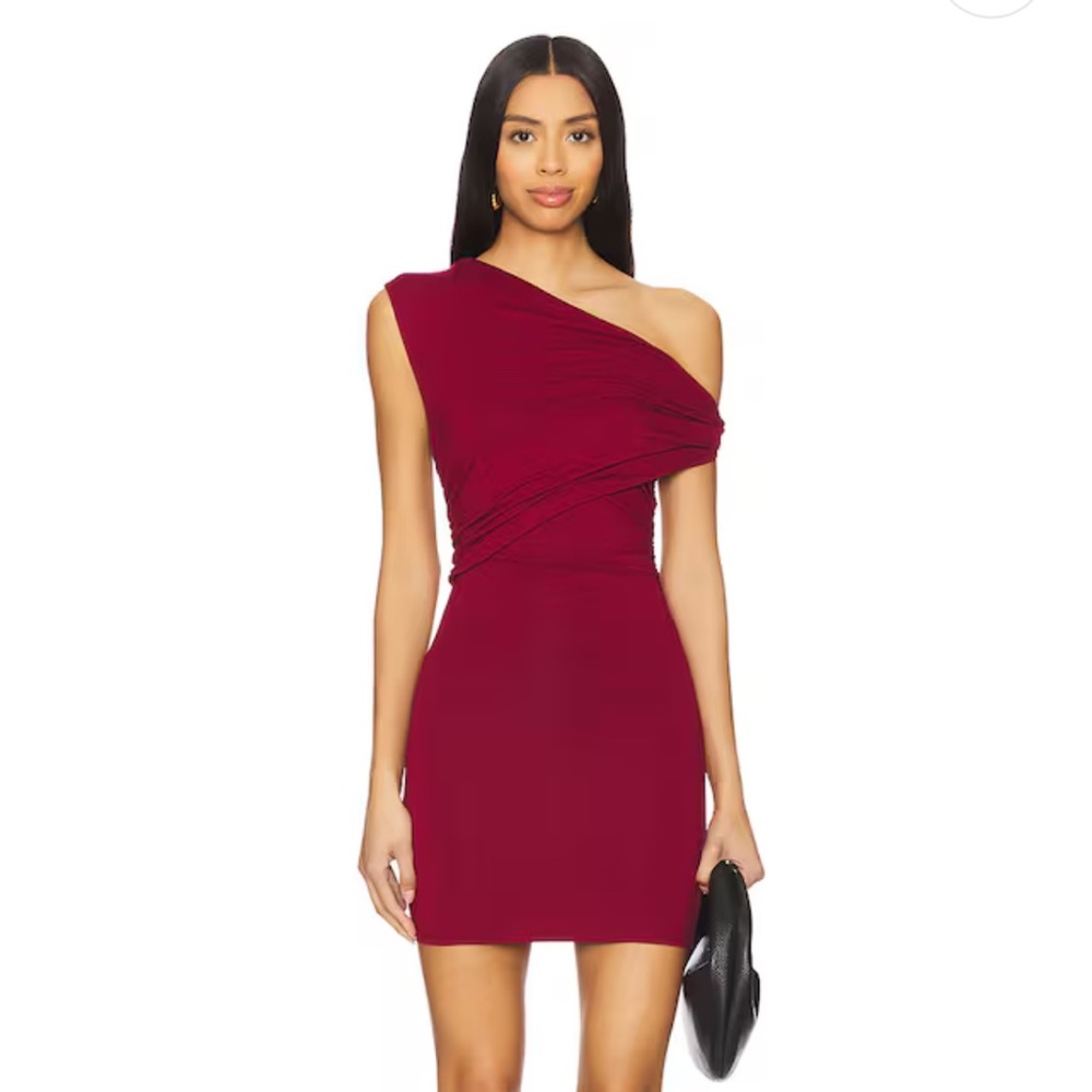 superdown - One-Shoulder Ruched Mini Dress
